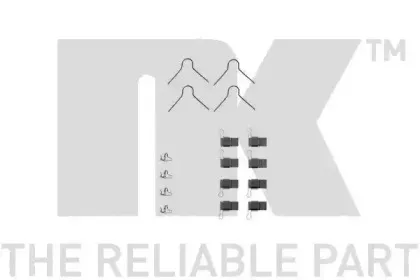 Комплектующие, колодки дискового тормоза NK купить