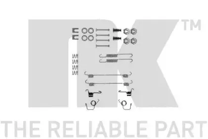 Комплектующие, тормозная колодка NK купить