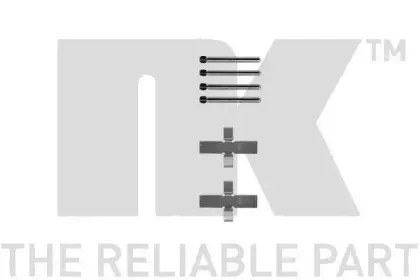 Комплектующие, колодки дискового тормоза NK купить