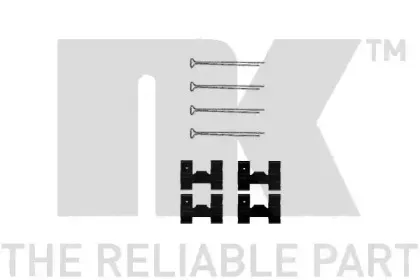 Комплектующие, колодки дискового тормоза NK купить