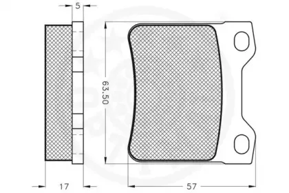 Комплект тормозных колодок, дисковый тормоз OPTIMAL купить
