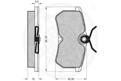 Комплект тормозных колодок, дисковый тормоз OPTIMAL купить