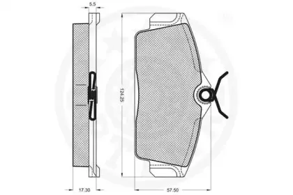 Комплект тормозных колодок, дисковый тормоз OPTIMAL купить