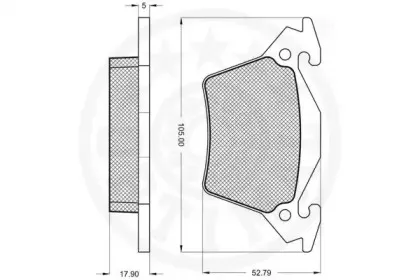 Комплект тормозных колодок, дисковый тормоз OPTIMAL купить