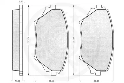 Комплект тормозных колодок, дисковый тормоз OPTIMAL купить