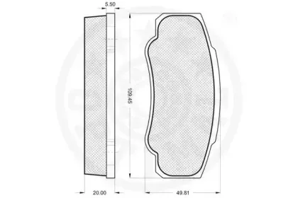 Комплект тормозных колодок, дисковый тормоз OPTIMAL купить