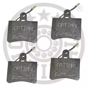 Комплект тормозных колодок, дисковый тормоз OPTIMAL купить