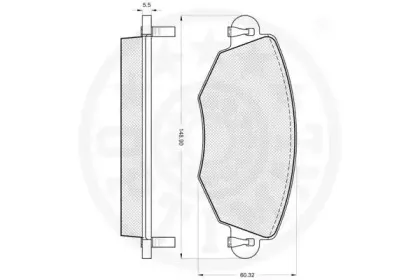 Комплект тормозных колодок, дисковый тормоз OPTIMAL купить