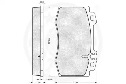 Комплект тормозных колодок, дисковый тормоз OPTIMAL купить