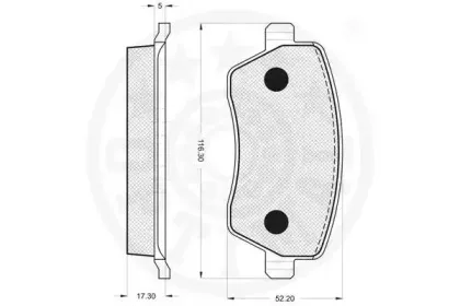 Комплект тормозных колодок, дисковый тормоз OPTIMAL купить