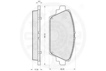 Комплект тормозных колодок, дисковый тормоз OPTIMAL купить
