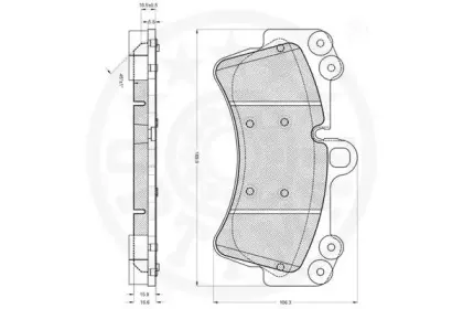 Комплект тормозных колодок, дисковый тормоз OPTIMAL купить