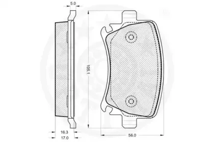 Комплект тормозных колодок, дисковый тормоз OPTIMAL купить