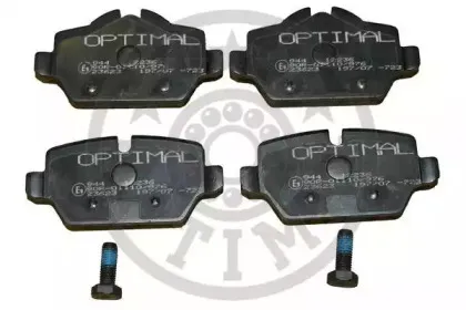 Комплект тормозных колодок, дисковый тормоз OPTIMAL купить