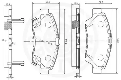 Комплект тормозных колодок, дисковый тормоз OPTIMAL купить