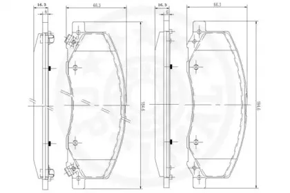 Комплект тормозных колодок, дисковый тормоз OPTIMAL купить