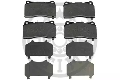 Комплект тормозных колодок, дисковый тормоз OPTIMAL купить
