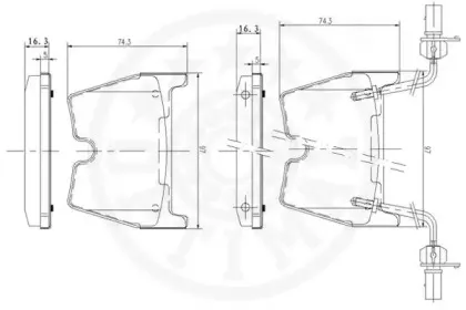 Комплект тормозных колодок, дисковый тормоз OPTIMAL купить