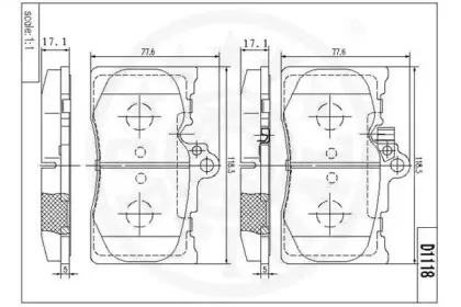 Комплект тормозных колодок, дисковый тормоз OPTIMAL купить