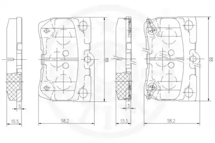 Комплект тормозных колодок, дисковый тормоз OPTIMAL купить