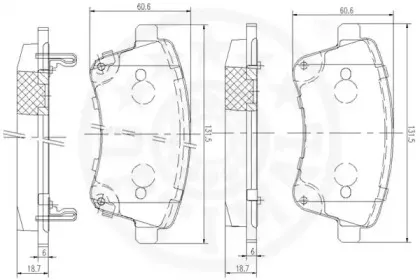 Комплект тормозных колодок, дисковый тормоз OPTIMAL купить