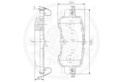 Комплект тормозных колодок, дисковый тормоз OPTIMAL купить