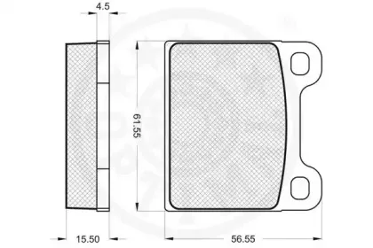 Комплект тормозных колодок, дисковый тормоз OPTIMAL купить