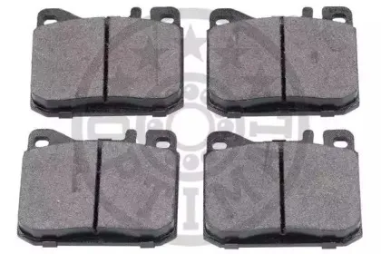 Комплект тормозных колодок, дисковый тормоз OPTIMAL купить