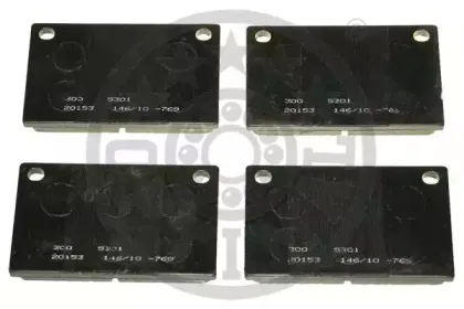 Комплект тормозных колодок, дисковый тормоз OPTIMAL купить