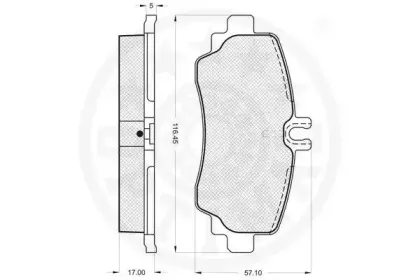 Комплект тормозных колодок, дисковый тормоз OPTIMAL купить