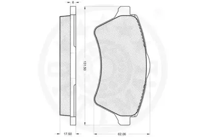 Комплект тормозных колодок, дисковый тормоз OPTIMAL купить