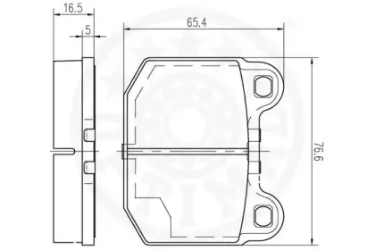 Комплект тормозных колодок, дисковый тормоз OPTIMAL купить