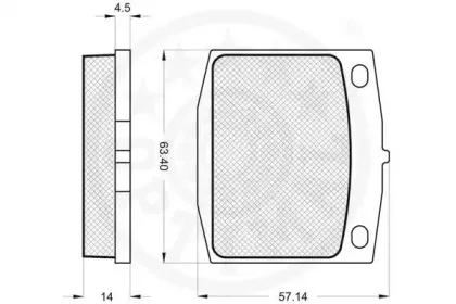 Комплект тормозных колодок, дисковый тормоз OPTIMAL купить