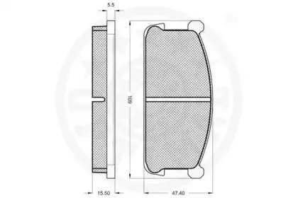 Комплект тормозных колодок, дисковый тормоз OPTIMAL купить