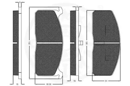 Комплект тормозных колодок, дисковый тормоз OPTIMAL купить