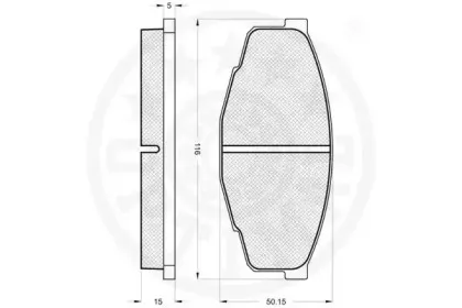 Комплект тормозных колодок, дисковый тормоз OPTIMAL купить
