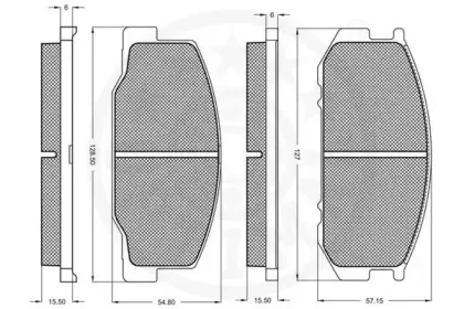 Комплект тормозных колодок, дисковый тормоз OPTIMAL купить