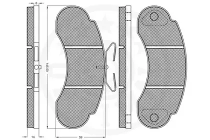 Комплект тормозных колодок, дисковый тормоз OPTIMAL купить