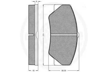 Комплект тормозных колодок, дисковый тормоз OPTIMAL купить
