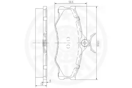 Комплект тормозных колодок, дисковый тормоз OPTIMAL купить