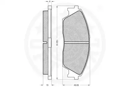 Комплект тормозных колодок, дисковый тормоз OPTIMAL купить