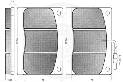 Комплект тормозных колодок, дисковый тормоз OPTIMAL купить