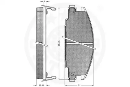 Комплект тормозных колодок, дисковый тормоз OPTIMAL купить