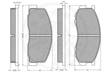 Комплект тормозных колодок, дисковый тормоз OPTIMAL купить