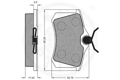 Комплект тормозных колодок, дисковый тормоз OPTIMAL купить