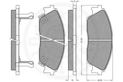 Комплект тормозных колодок, дисковый тормоз OPTIMAL купить