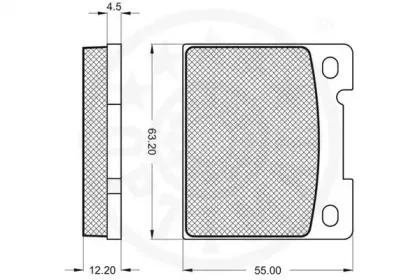 Комплект тормозных колодок, дисковый тормоз OPTIMAL купить