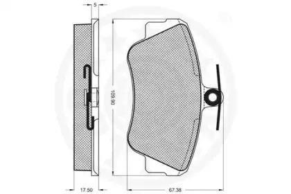 Комплект тормозных колодок, дисковый тормоз OPTIMAL купить