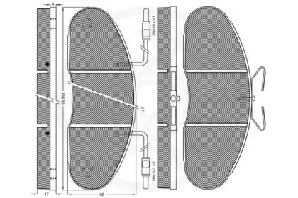 Комплект тормозных колодок, дисковый тормоз OPTIMAL купить
