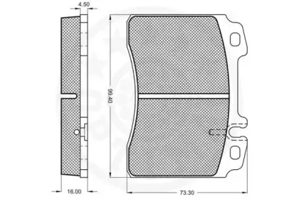 Комплект тормозных колодок, дисковый тормоз OPTIMAL купить